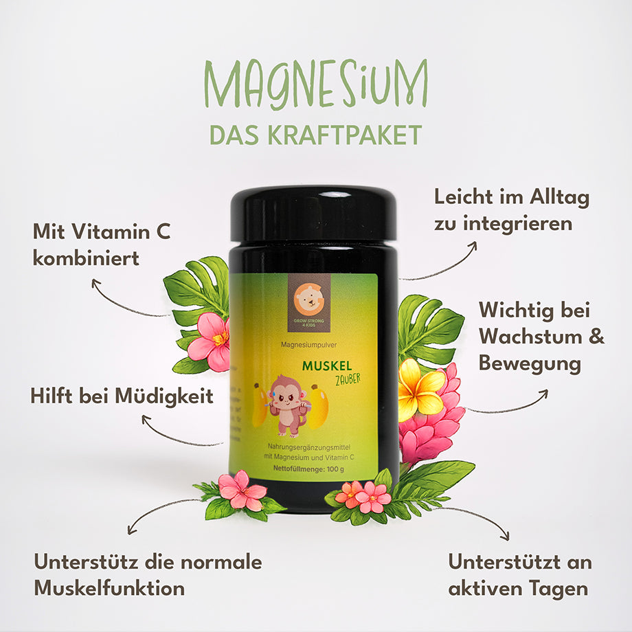 Muskelzauber | Magnesium mit Vitamin C